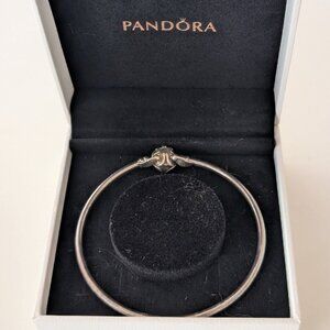 Authentic PANDORA Moments Harry Potter Golden Snitch Bangle with box